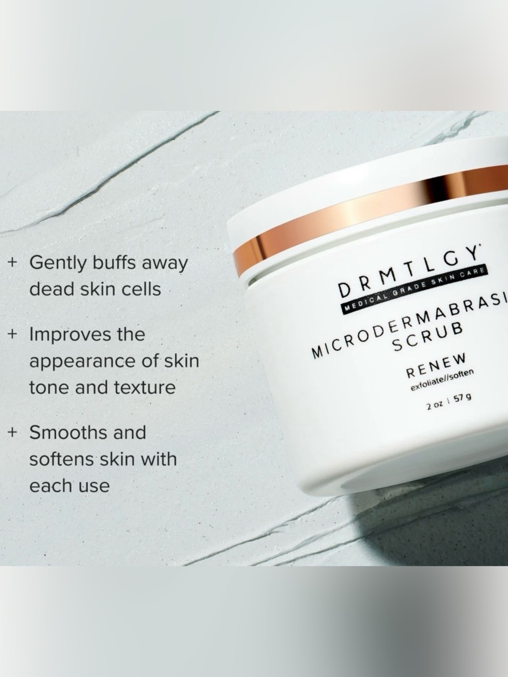 DRMTLGY Microdermabrasion Scrub Renew 2 oz New Factory Sealed No Box